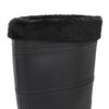 vidaXL Bottes de pluie avec chaussettes amovibles noir taille 44 PVC