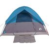 vidaXL Tente de camping &agrave; d&ocirc;me 3 personnes bleu imperm&eacute;able