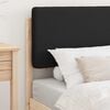 vidaXL Cadre de lit avec t&ecirc;te de lit rembourr&eacute;e Noir 90 x 200 cm
