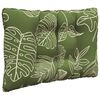 vidaXL Coussin de canap&eacute; d'ext&eacute;rieur 3 pcs Mod&egrave;le feuille Polyester