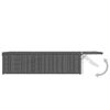 vidaXL Salon de jardin 2 pcs avec coussins R&eacute;sine tress&eacute;e Gris