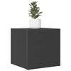 vidaXL Meuble TV mural Gris 30,5x30x30 cm