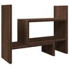 vidaXL Organisateur de bureau ch&ecirc;ne marron 38,5x17x39 cm