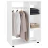 vidaXL Garde-robe Blanc 80x40x110 cm Bois d&rsquo;ing&eacute;nierie