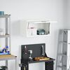 vidaXL Armoire murale pour garage Blanc 60 x 33 x 35 cm