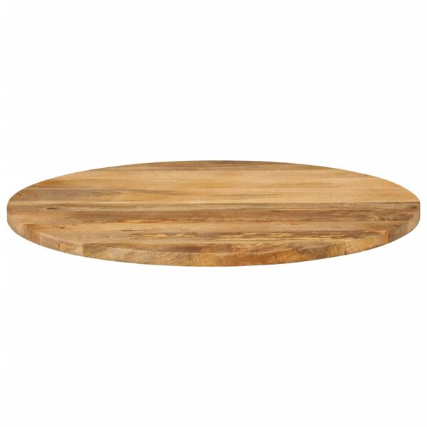 vidaXL Dessus de table &Oslash; 90x2,5 cm rond bois de manguier massif