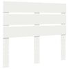 vidaXL Lit de Rangement Blanc 135 x 190 cm Bois d'ing&eacute;nierie