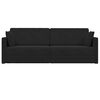 vidaXL Canap&eacute;-lit au sol 200cm Noir Velours