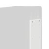 vidaXL T&ecirc;te de lit Blanc 180 cm Bois d'ing&eacute;nierie