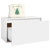 vidaXL Banc d'entr&eacute;e 80x40x45 cm Blanc Bois d&rsquo;ing&eacute;nierie
