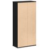 vidaXL Biblioth&egrave;que noir 50x25x105 cm bois d'ing&eacute;nierie