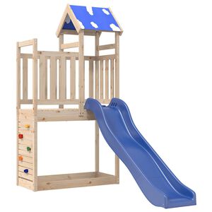 vidaXL Aire de jeux d'ext&eacute;rieur bois de pin massif