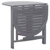 vidaXL Ensemble &agrave; manger de jardin 5 pcs Bois d'acacia massif Gris
