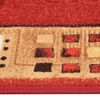 vidaXL Tapis de couloir Support de gel Rouge 67x120 cm