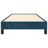 vidaXL Cadre de lit sans matelas bleu fonc&eacute; 80x200 cm velours