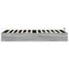 vidaXL Cadre de lit ottoman Gris Sonoma 193 x 120 x 25 cm
