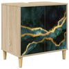 vidaXL Armoire de salle de bain WIJHE Sonoma 60 x 40 x 60 cm