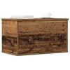 vidaXL Boîte de Rangement avec stockage Bois Ancien 60 x 35 x 35 cm