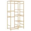vidaXL Porte-v&ecirc;tement avec &eacute;tag&egrave;res 100x50x184,5 cm bambou