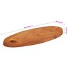 vidaXL Planche &agrave; d&eacute;couper 46x20x2,5 cm bois d'acacia massif