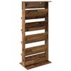 vidaXL &Eacute;tag&egrave;re &agrave; magazines avec &eacute;tag&egrave;re Bois ancien 70 x 41 x 156 cm
