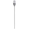 Luxform Lampe LED solaire de jardin &agrave; piquet Argent&eacute; 41165