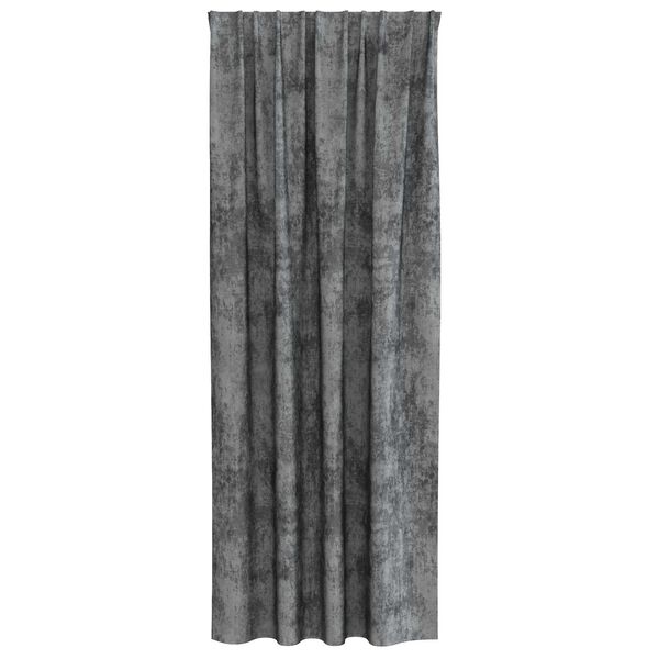 vidaXL Rideaux en velours 2 pcs Gris 225 x 140 cm Velours