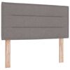 vidaXL T&ecirc;te de lit LED avec bandes LED Taupe 80 cm tissu