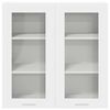 vidaXL Armoire suspendue Blanc 80 x 31 x 80 cm Bois d'ing&eacute;nierie