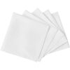 vidaXL Serviettes de table 100 pcs Blanc 50x50 cm
