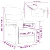 vidaXL Fauteuil inclinable Gris clair Tissu
