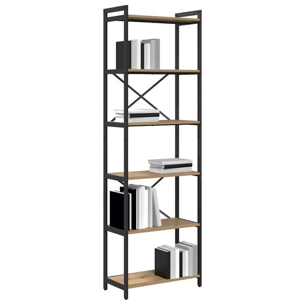 vidaXL &Eacute;tag&egrave;re Ch&ecirc;ne artisanal 40 x 30 x 85 cm Bois d'ing&eacute;nierie