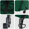 vidaXL Parasol de jardin Vert 248 x 248 x 148 cm Polyester et Acier