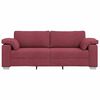 vidaXL Canap&eacute; 178cm Bordeaux tissu