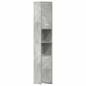 vidaXL Armoire de salle de bain Gris b&eacute;ton Bois d'ing&eacute;nierie