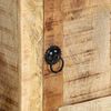 vidaXL Meuble TV 105x46x32 cm bois massif de manguier brut
