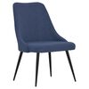 vidaXL Chaises &agrave; manger lot de 6 bleu tissu