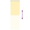 vidaXL Store enrouleur occultant jaune largeur du tissu 70,7 cm
