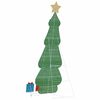 vidaXL Sapin de No&euml;l lumineux avec 3 bo&icirc;tes-cadeaux 2D blanc chaud