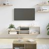 vidaXL SupportmuralpourTV 120x25x28,5cm Bois d'ing&eacute;nierie