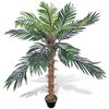 vidaXL Cocotier artificiel avec pot 140 cm