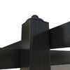 vidaXL Tonnelle de jardin avec toit r&eacute;tractable 3x3 m Cr&egrave;me