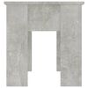 vidaXL Table basse gris b&eacute;ton 101x49x52 cm bois d'ing&eacute;nierie