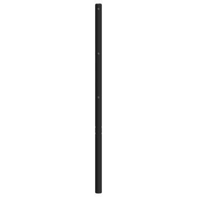 vidaXL Tête de lit métal noir 180 cm