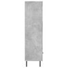 vidaXL Buffet haut gris b&eacute;ton 69,5x31x115 cm bois d'ing&eacute;nierie