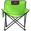 vidaXL Chaise de camping avec poche pliable lot de 2 vert