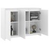 vidaXL Buffet Blanc 102x33x75 cm Bois d'ing&eacute;nierie