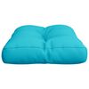 vidaXL Coussin de palette turquoise 60x40x12 cm tissu