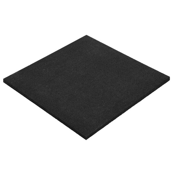 vidaXL Tapis anti-vibrations pour la machine &agrave; laver Noir 60x60x0,6 cm