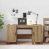 vidaXL Bureau Ch&ecirc;ne artisan 140 x 50 x 75 cm Bois d'ing&eacute;nierie